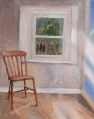 Ruth Gray Chair in window